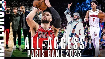 ???? NBA PARIS ALL-ACCESS DAY 3 | GO BEHIND-THE SCENES ON GAME DAY as PISTONS and BULLS do BATTLE ????