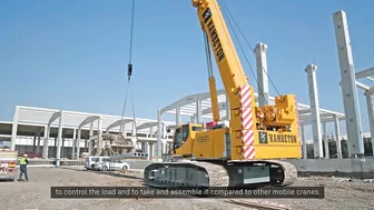 Liebherr - LTR 1100 Flexible in precast erection