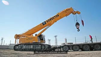 Liebherr - LTR 1100 Flexible in precast erection