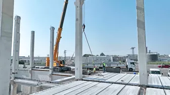 Liebherr - LTR 1100 Flexible in precast erection