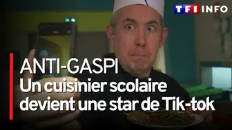 Star de TikTok, ce cuisinier scolaire est le roi de l'anti-gaspi