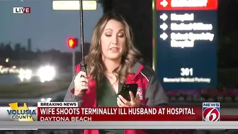 Wife fatally shoots terminally ill husband at hospital in Daytona Beach, police say