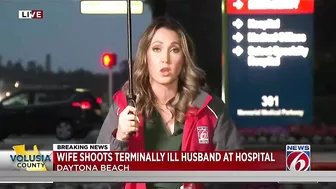 Wife fatally shoots terminally ill husband at hospital in Daytona Beach, police say