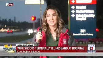 Wife fatally shoots terminally ill husband at hospital in Daytona Beach, police say