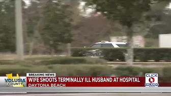 Wife fatally shoots terminally ill husband at hospital in Daytona Beach, police say