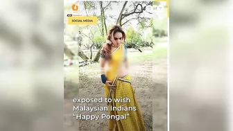 Model slams critics after Pongal clip boils over into cultural controversy