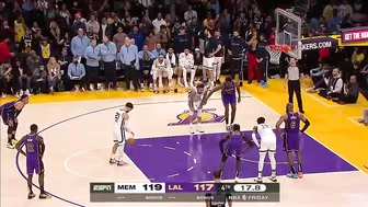 EXCITING ENDING In Final 1:03 Grizzlies vs Lakers | January 20, 2023