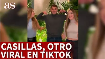 Casillas, TikTok y viral al canto: ojo a su último bailecito con las Twin Melody