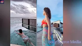 OMG! 21 Year Old Avneet Kaur dancing in Black Bikini on Besharam Rang Song, Video went Viral