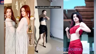 OMG! 21 Year Old Avneet Kaur dancing in Black Bikini on Besharam Rang Song, Video went Viral