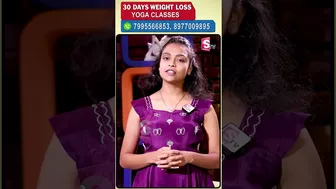 Sahithi Yoga - Remedy For Eye Stress - #Sahithi #WeightLoss Yoga Classes - Suman TV Health