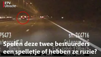 Met 194 km p/u scheuren ze achter elkaar aan op de A28 | RTV Utrecht