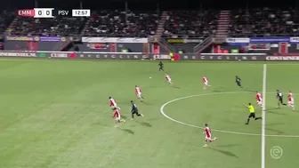 RODE KAART na roekeloze TACKLE ???? | Samenvatting FC Emmen - PSV