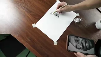 Pele Drawing Challenge On A Spinner - DP ART DRAWING