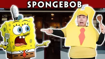 Stinging Eyes - Compilation Of Funny Parody Scenes In SpongeBob | Woa Parody