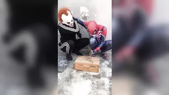 Hilarious Spiderman Vs Pennywise & Ghostface Best Compilation || Shorts 7 #spiderman #short