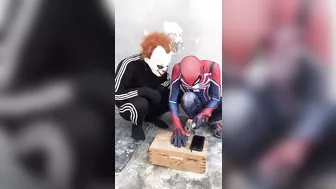 Hilarious Spiderman Vs Pennywise & Ghostface Best Compilation || Shorts 7 #spiderman #short