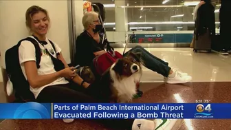 Palm Beach International Airport concourse evacuated after comment about an explosive