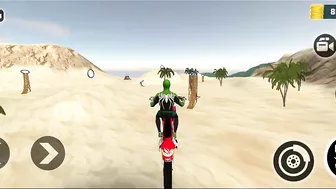 Indian Motocross Bike Beach Stunt Simulator | Bike Simulator Game | Games | Motocross Bike Game