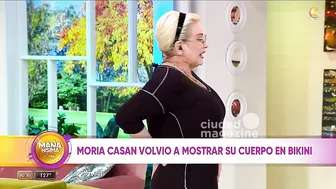 Moria Casán volvió a mostrar su cuerpo en bikini