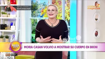 Moria Casán volvió a mostrar su cuerpo en bikini