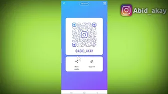 Instagram share profile QR code | Instagram share profile