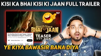 Kisi Ka Bhai Kisi Ki Jaan Teaser | Teaser Reaction Salman Khan, Venkatesh D, Pooja H , Shehnaz gill