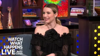 Emma Roberts Saw Lea Michele in Funny Girl | WWHL