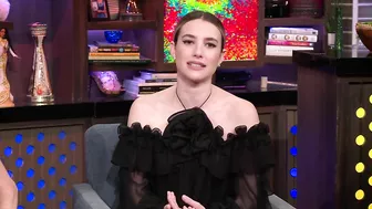 Emma Roberts Saw Lea Michele in Funny Girl | WWHL