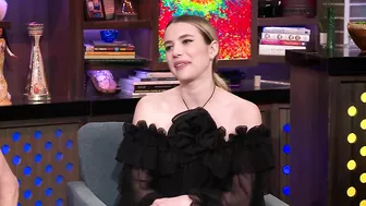 Emma Roberts Saw Lea Michele in Funny Girl | WWHL