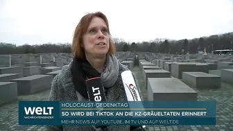 HOLOCAUST-GEDENKEN AUF SOCIAL-MEDIA: Wie auf TikTok an die Gräuel der NS-Zeit gedacht wird