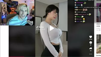 xQc was mesmerized by this tiktok...