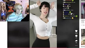 xQc was mesmerized by this tiktok...