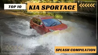 ⁴ᴷ TOP 10 Kia Sportage Car Splash Compilation - Rufford Ford