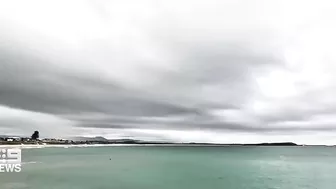 Video shows moment lightning strikes boy in ‘extreme freak accident’ on NSW beach | 9 News Australia