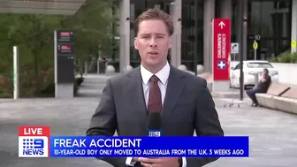 Video shows moment lightning strikes boy in ‘extreme freak accident’ on NSW beach | 9 News Australia