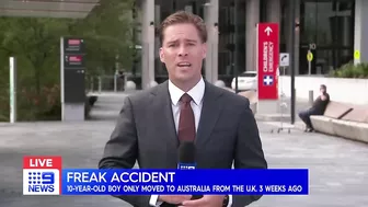 Video shows moment lightning strikes boy in ‘extreme freak accident’ on NSW beach | 9 News Australia