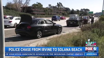 Police Chase Ends In Solana Beach