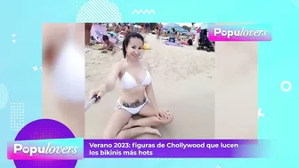 Verano 2023: Así lucen sus bikinis las figuras de CHOLLYWOOD