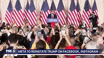 Trump to be reinstated on Facebook, Instagram