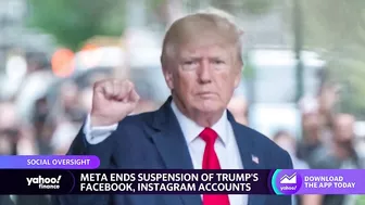 Donald Trump reinstated on Facebook, Instagram, and Twitter