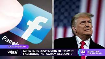 Donald Trump reinstated on Facebook, Instagram, and Twitter