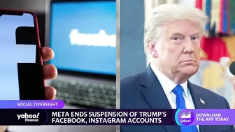 Donald Trump reinstated on Facebook, Instagram, and Twitter