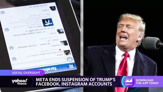 Donald Trump reinstated on Facebook, Instagram, and Twitter