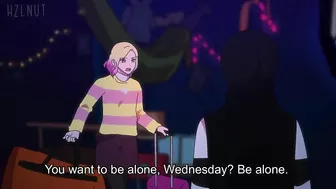 Enid leaves Wednesday Animated - If Wednesday was an Anime 5