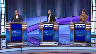 Final Jeopardy - Semifinal Round 3: Who Will Be The Last Finalist? - Celebrity Jeopardy!