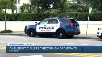 Antisemitic flyers tossed into Palm Beach driveways