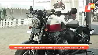 Super Bikes Vroom At 1st Beach Bike Festival On Puri-Konark Marine Drive In Odisha | OTV News