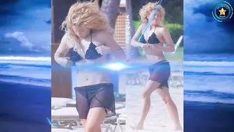 SHAKIRA Appears in Bikini and Skinny and Detail Draws Attention