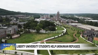 Liberty University students travel to Romania to help Ukrainian refugees